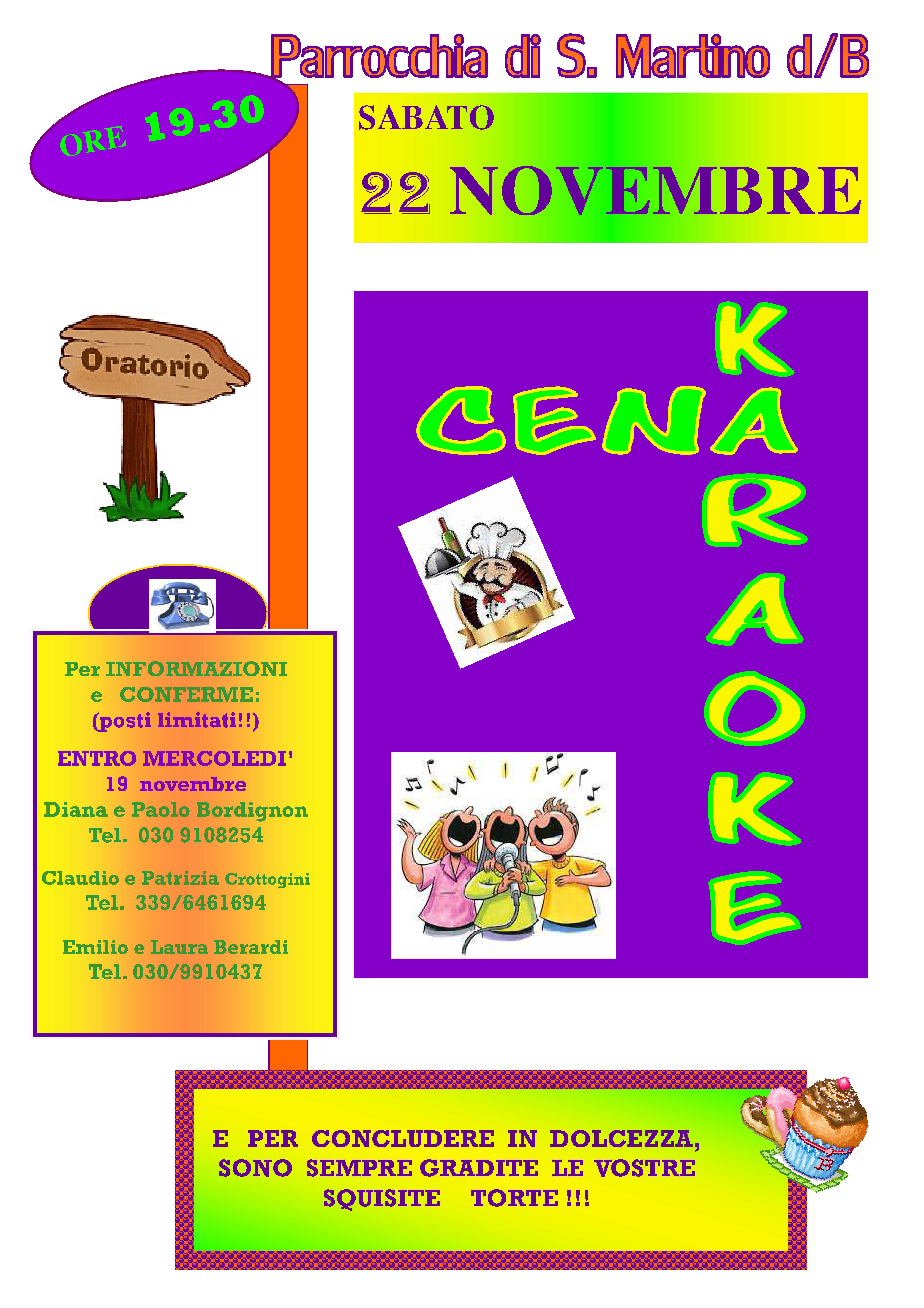 karaoke 22 novembre 14